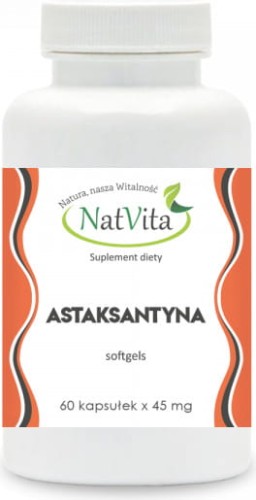 Hawaiianisches Astaxanthin 42 mg 60 Kapseln 27 g NATVITA