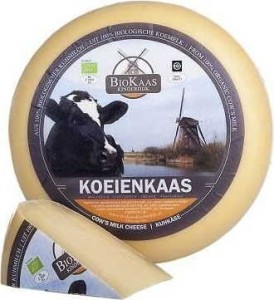 Ser gouda młoda BIO około 5kg - KINDERDIJK