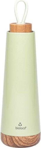 Thermoflasche mit Silikongriff, hellgrün 500 ml - CHIC - MIC