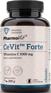 Vitamine C 1000 mg CeVit Forte-poeder 200 porties 200 g PharmoVit