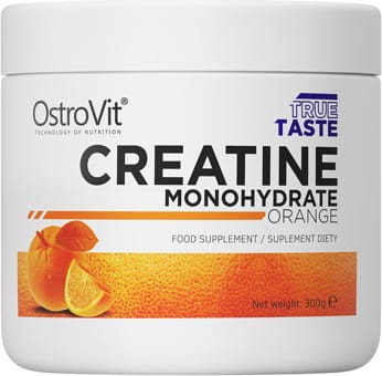 Creatine monohydraat Creatine monohydraat Creatine monohydraat sinaasappelsmaak 300 g - OstroVit