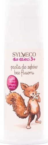 Pasta do zębów bez fluoru dla dzieci 3+ ksylitol czarna porzeczka sorbitol 75ml - SYLVECO