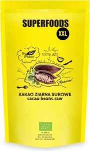 KAKAO ZIARNA SUROWE BIO 600 g - BIO PLANET