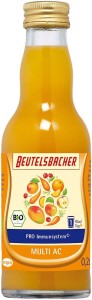 SHOT OWOCOWY JABŁKO - POMARAŃCZA - MANGO Z MARCHWIĄ BIO 200 ml - BEUTELSBACHER