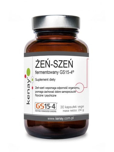 Żeńszeń  Ginseng GS154 30 kapsułek KENAY