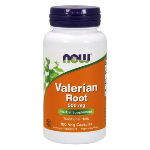 Valerian Root  Waleriana  Kozłek Lekarski 500 mg 100 kapsułek Now Foods