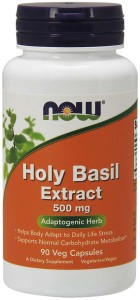 Holy Basil Extract  Tulsi  Bazylia 90 kapsułek Now Foods