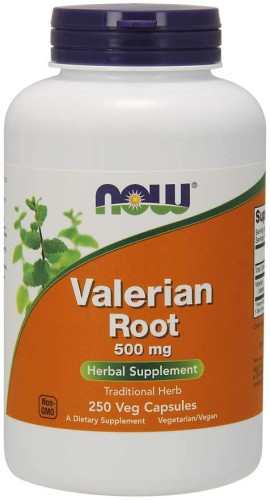 Valerian Root Waleriana  Kozłek Lekarski 500 mg 250 kapsułek