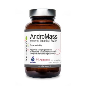 AndroMass extreme botanical SARM  Apigenina Gorzki melon 60 kapsułek KenayAG