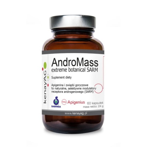 AndroMass extreme botanical SARM  Apigenina Gorzki melon 60 kapsułek KenayAG