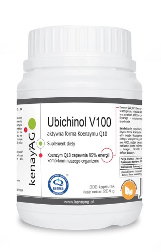 Ubichinol Koenzym Q10 V100 300 kapsułek KENAY