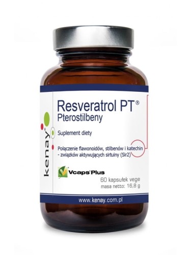 Pterostilbeny Resveratrol PT 60 kapsułek KENAY