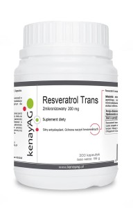 Zmikronizowany Resveratrol 200 mg 300 kapsułek KENAY