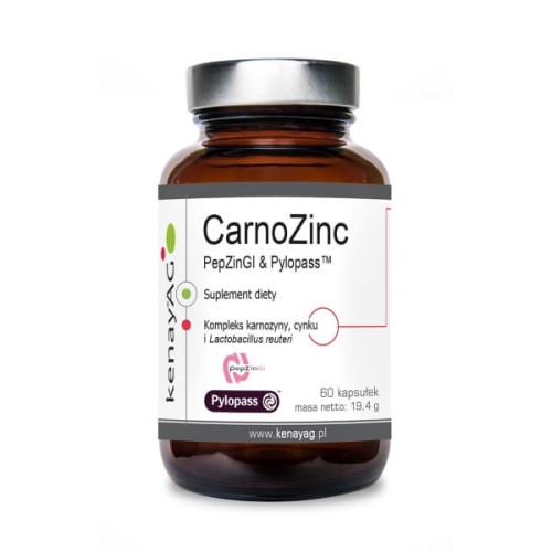 CarnoZinc  Karnozyna Cynk i Lactobacillus 60 kapsułek KENAY