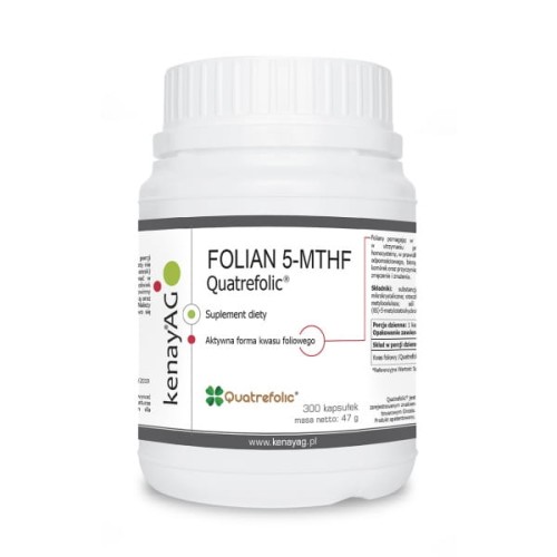 Folian 5MTHF Quatrefolic 300 kapsułek KENAY