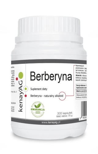 Kenay Berberyna Rebersa 300 kapsułek