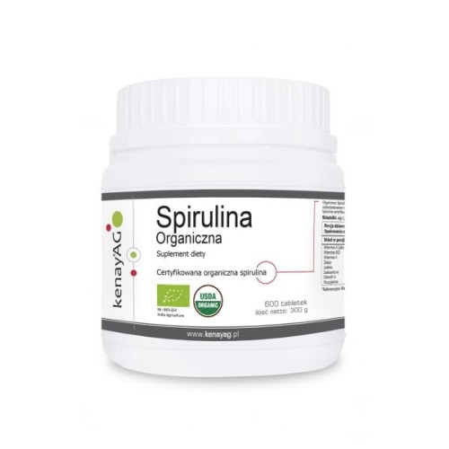 EKO Organiczna Spirulina 600 tabletek KENAY