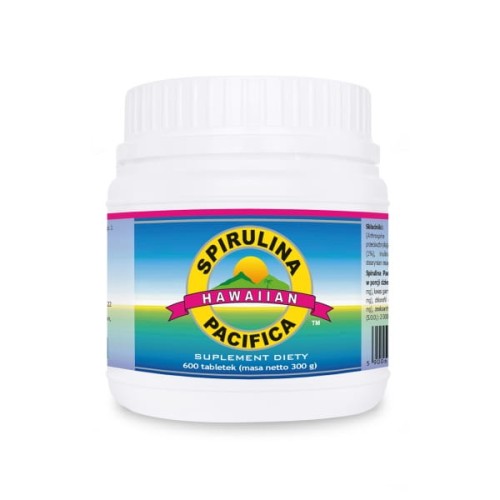 Hawajska Spirulina Pacifica 600 tabletek Cyanotech Co