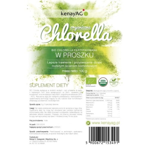 EKO Chlorella 100 g KENAY