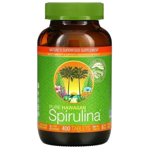Hawajska Spirulina Pacifica 400 tabletek Cyanotech Co