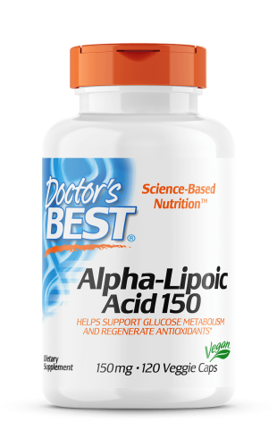 ALA  kwas alfa liponowy 150 mg 120 kapsułek Doctor's Best
