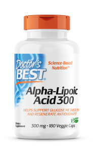 ALA  kwas alfa liponowy 300 mg 180 kapsułek Doctor's Best