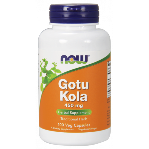 Gotu Kola 450 mg 100 kapsułek NOW FOODS