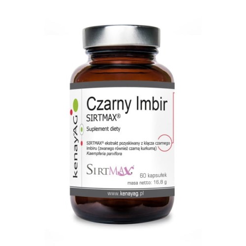 Czarny Imbir Sirtmax 60 kapsułek KENAY
