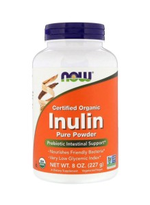 Inulina BIO 227 g NOW FOODS