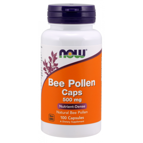 Bee Pollen  Pyłek Pszczeli 500 mg 100 kapsułek NOW FOODS