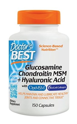 Glucosamin Chondroitin MSM und Hyaluronsäure 150 Kapseln DOCTOR'S BEST