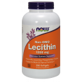 NOW FOODS Lecithin Non-GMO 1200mg, 200sgels. - lecytyna sojowa