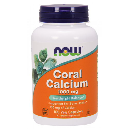 Now Foods Coral Calcium (Wapno koralowca) 1000 mg 100 kapsułek