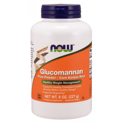 Glucomannan Glukomannan  Konjac Root proszek 227 g NOW FOODS