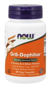 Probiotyk Gr8Dophilus 60 kapsułek NOW FOODS