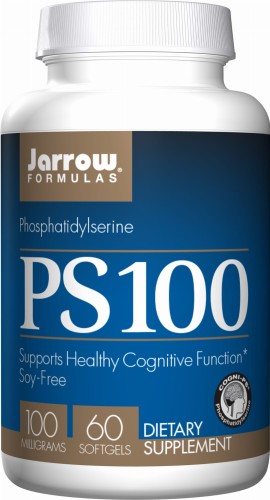 PS100  Fosfatydyloseryna 100 mg SoyFree 60 kapsułek JARROW FORMULAS