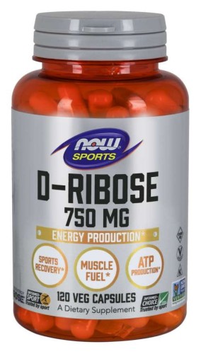 DRibose  DRyboza 750 mg 120 kapsułek NOW FOODS