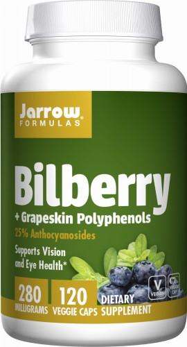 Heidelbeer- und Traubenschalen-Polyphenole 120 Kapseln JARROW FORMELS
