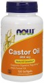 Castor Oil  Olej Rycynowy 650 mg 120 kapsułek NOW FOODS