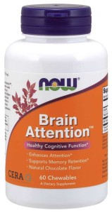 Gehirnaufmerksamkeit 60 Tabletten von NOW FOODS