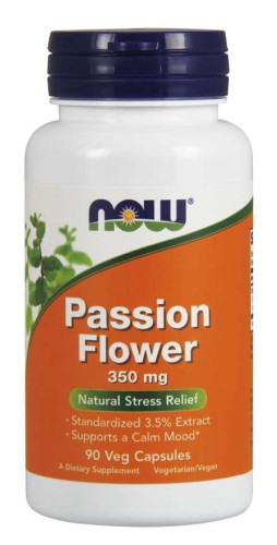 Passion Flower 350 mg  Ekstrakt z Męczennicy Cielistej 90 kapsułek