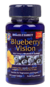Blueberry Vision 60 tabletek Holland & Barrett