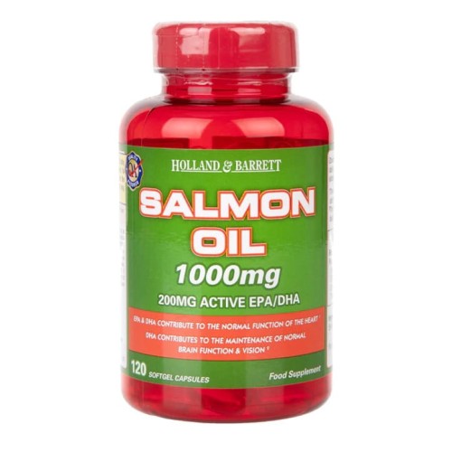 Lachsöl 1000 MG 120 Kapseln HOLLAND & BARRETT