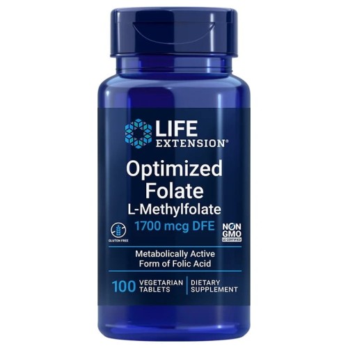 Kwas foliowy  Optimized Folate 100 tabletek Life Extension