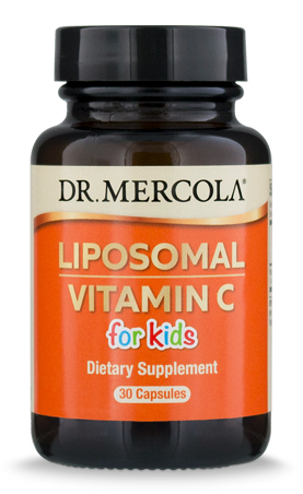 Witamina C liposomalna dzieci 30 kapsułek Dr. Mercola