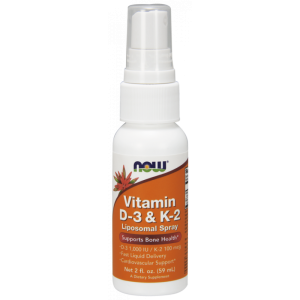 Vitamin D3 und K2 liposomales Spray 59 ml NOW FOODS
