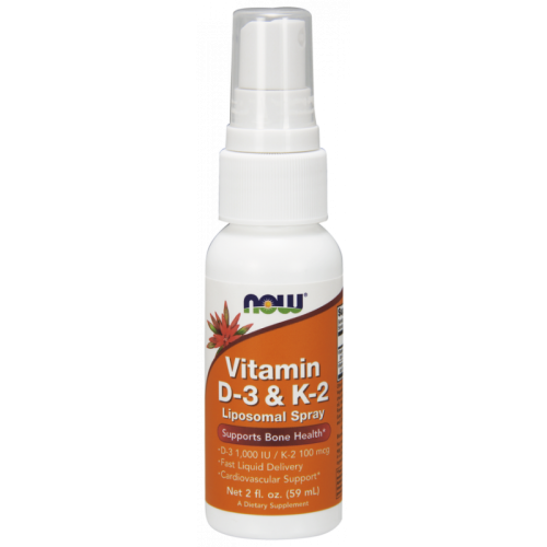 Vitamin D3 und K2 liposomales Spray 59 ml NOW FOODS