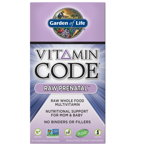 Garden Of Life Witamin Code RAW Prenatal 90 kapsułek wegańskich