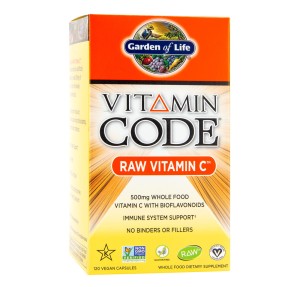 Vitamin Code RAW Vitamin C 120 kapsułek Garden of Life