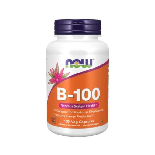 Now Foods B 100 Kompleks Witamin B 100 K Vege